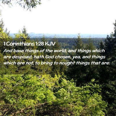 1 Corinthians 1:28 KJV Free Bible Images