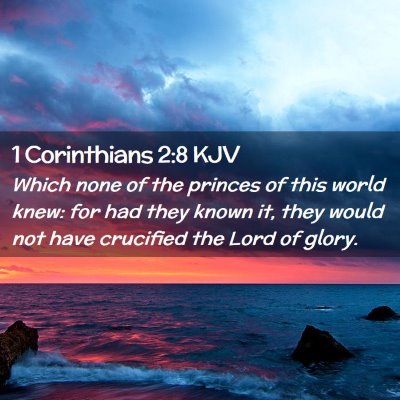 1 Corinthians 2:8 KJV Free Bible Images