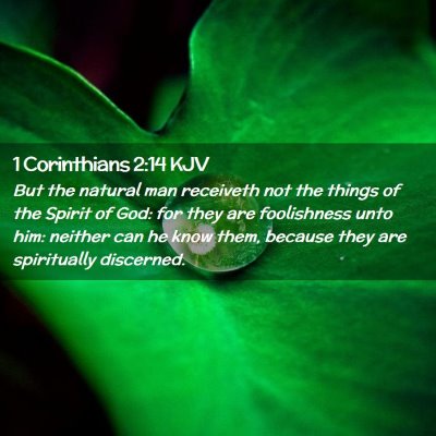 1 Corinthians 2:14 KJV Free Bible Images