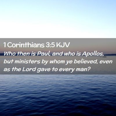 1 Corinthians 3:5 KJV Free Bible Images