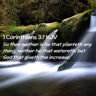 1 Corinthians 3:7 KJV Free Bible Images