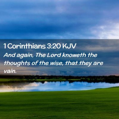 1 Corinthians 3:20 KJV Free Bible Images