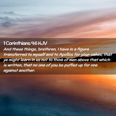 1 Corinthians 4:6 KJV Free Bible Images