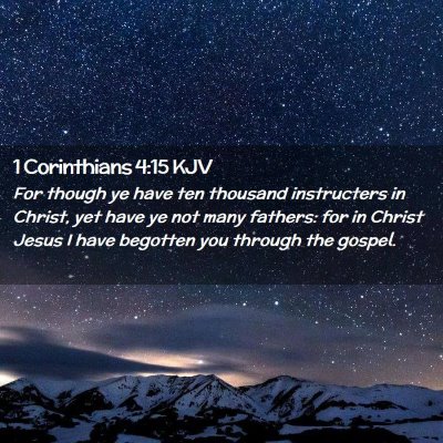 1 Corinthians 4:15 KJV Free Bible Images