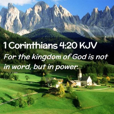 1 Corinthians 4:20 KJV Free Bible Images