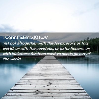 1 Corinthians 5:10 KJV Free Bible Images