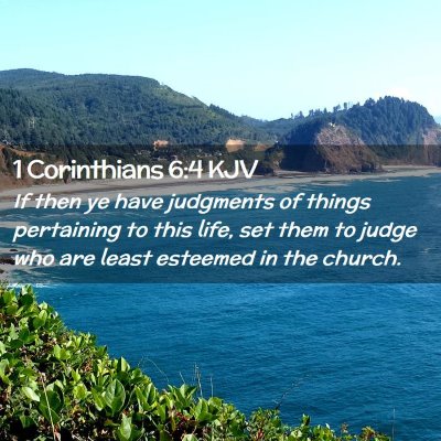 1 Corinthians 6:4 KJV Free Bible Images