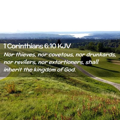 1 Corinthians 6:10 KJV Free Bible Images