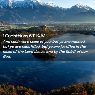 1 Corinthians 6:11 KJV Free Bible Images