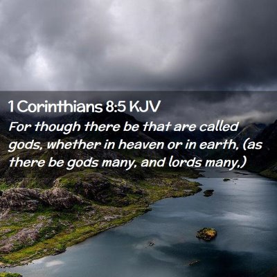 1 Corinthians 8:5 KJV Free Bible Images