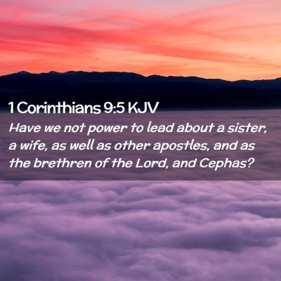 1 Corinthians 9:5 KJV Free Bible Images