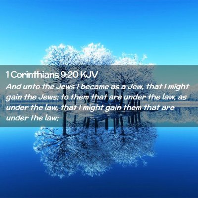 1 Corinthians 9:20 KJV Free Bible Images