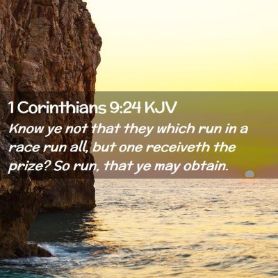 1 Corinthians 9:24 KJV Free Bible Images