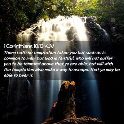 1 Corinthians 10:13 KJV Free Bible Images