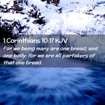 1 Corinthians 10:17 KJV Free Bible Images