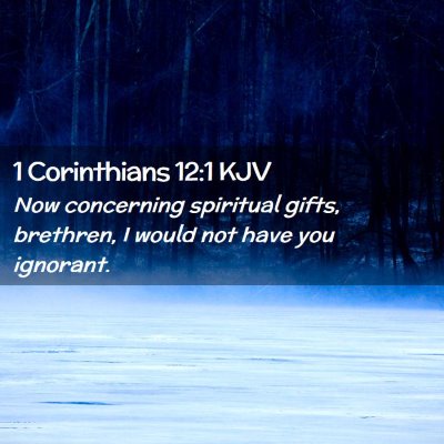 1 Corinthians 12:1 KJV Free Bible Images