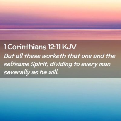 1 Corinthians 12:11 KJV Free Bible Images