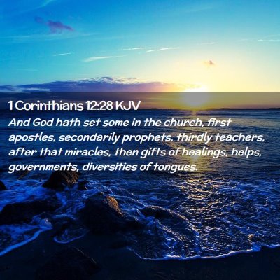 1 Corinthians 12:28 KJV Free Bible Images