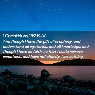 1 Corinthians 13:2 KJV Free Bible Images