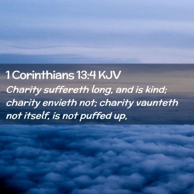 1 Corinthians 13:4 KJV Free Bible Images