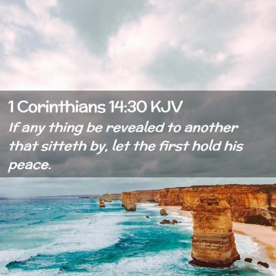 1 Corinthians 14:30 KJV Free Bible Images