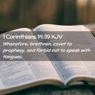 1 Corinthians 14:39 KJV Free Bible Images