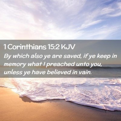 1 Corinthians 15:2 KJV Free Bible Images