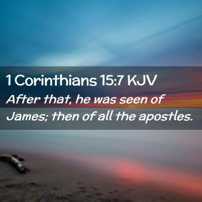 1 Corinthians 15:7 KJV Free Bible Images