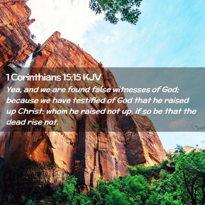 1 Corinthians 15:15 KJV Free Bible Images