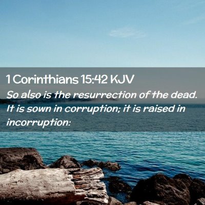 1 Corinthians 15:42 KJV Free Bible Images