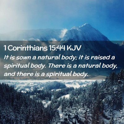 1 Corinthians 15:44 KJV Free Bible Images