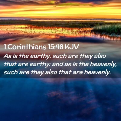 1 Corinthians 15:48 KJV Free Bible Images