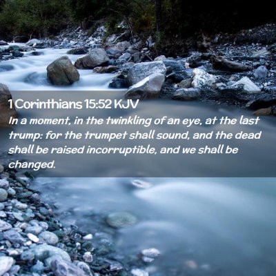 1 Corinthians 15:52 KJV Free Bible Images