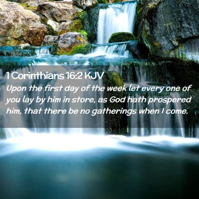 1 Corinthians 16:2 KJV Free Bible Images