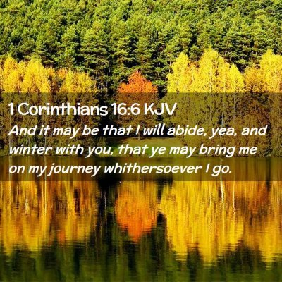 1 Corinthians 16:6 KJV Free Bible Images