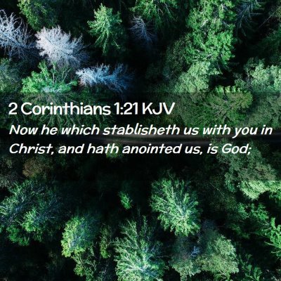 2 Corinthians 1:21 KJV Free Bible Images