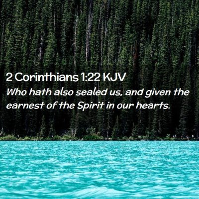 2 Corinthians 1:22 KJV Free Bible Images