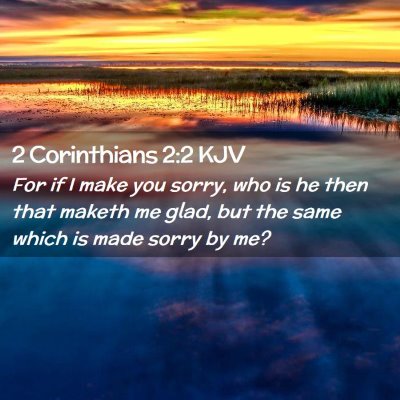 2 Corinthians 2:2 KJV Free Bible Images