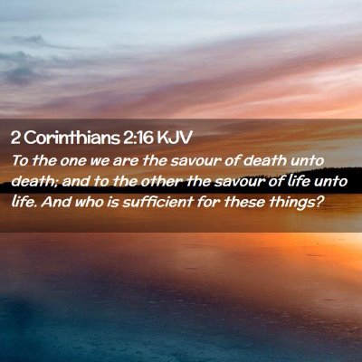 2 Corinthians 2:16 KJV Free Bible Images