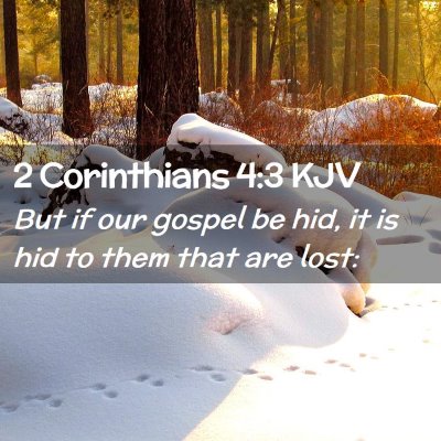 2 Corinthians 4:3 KJV Free Bible Images