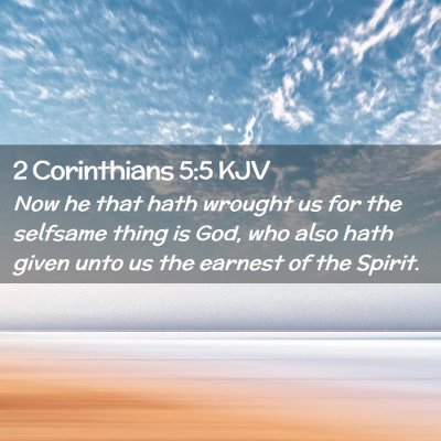 2 Corinthians 5:5 KJV Free Bible Images