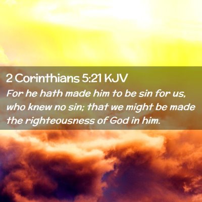 2 Corinthians 5:21 KJV Free Bible Images