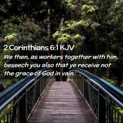 2 Corinthians 6:1 KJV Free Bible Images