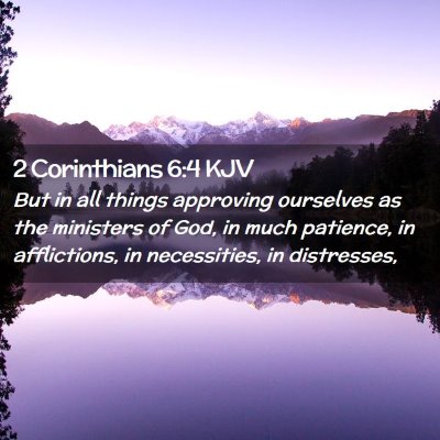 2 Corinthians 6:4 KJV Free Bible Images