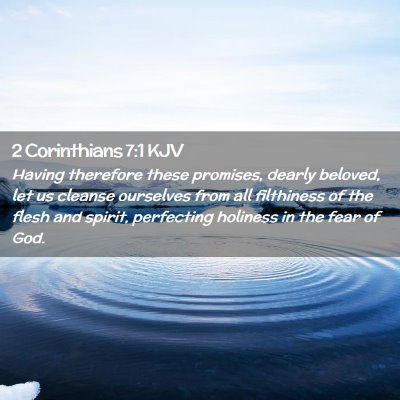 2 Corinthians 7:1 KJV Free Bible Images