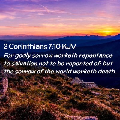 2 Corinthians 7:10 KJV Free Bible Images