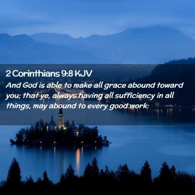 2 Corinthians 9:8 KJV Free Bible Images