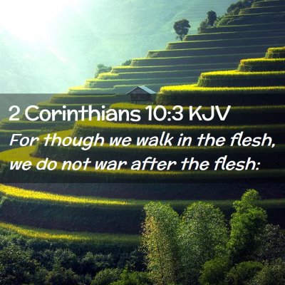 2 Corinthians 10:3 KJV Free Bible Images