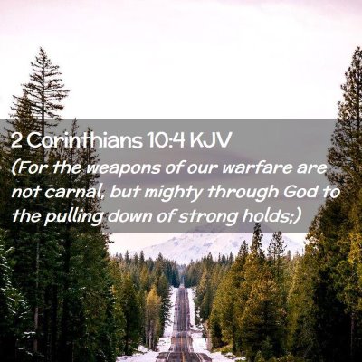 2 Corinthians 10:4 KJV Free Bible Images