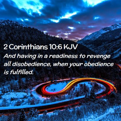 2 Corinthians 10:6 KJV Free Bible Images